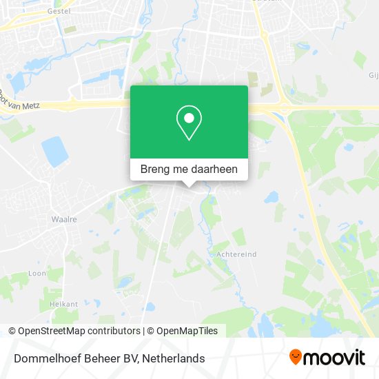 Dommelhoef Beheer BV kaart