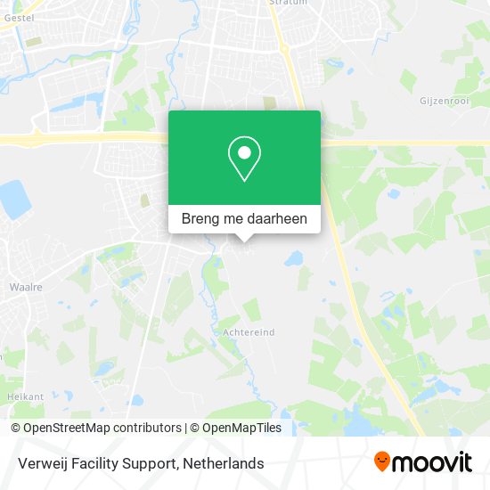 Verweij Facility Support kaart