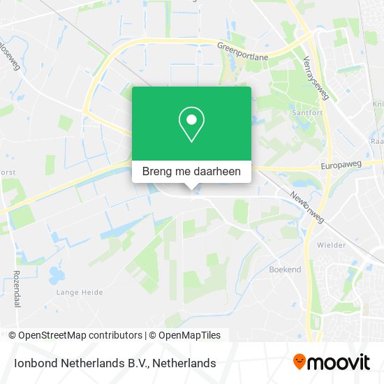 Ionbond Netherlands B.V. kaart