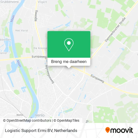 Logistic Support Ermi BV kaart