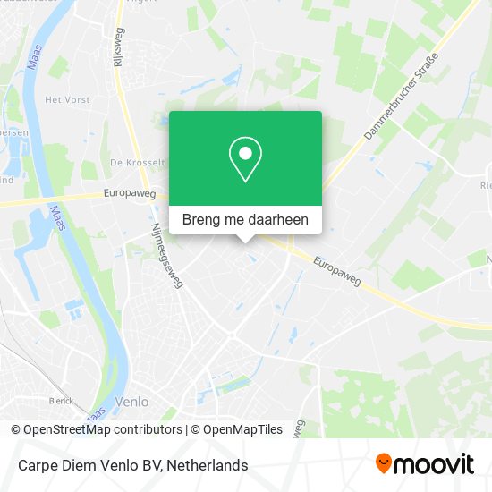 Carpe Diem Venlo BV kaart