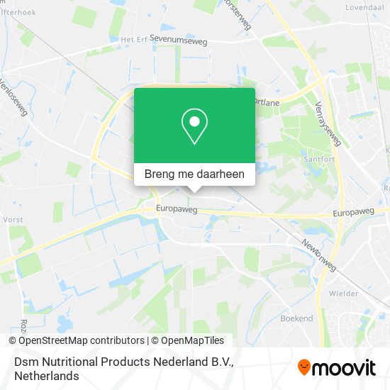 Dsm Nutritional Products Nederland B.V. kaart