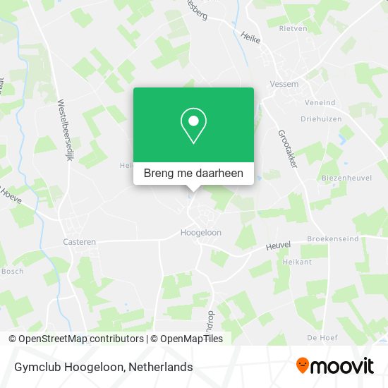Gymclub Hoogeloon kaart