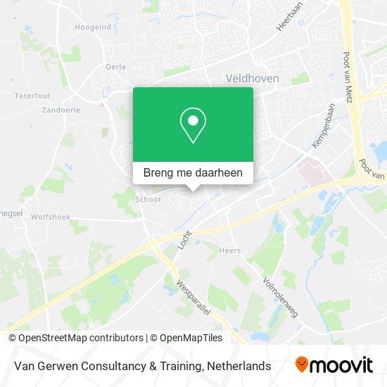 Van Gerwen Consultancy & Training kaart