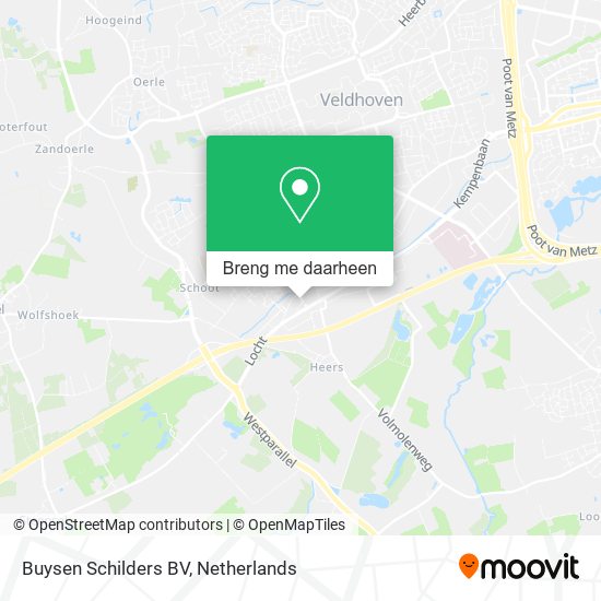 Buysen Schilders BV kaart