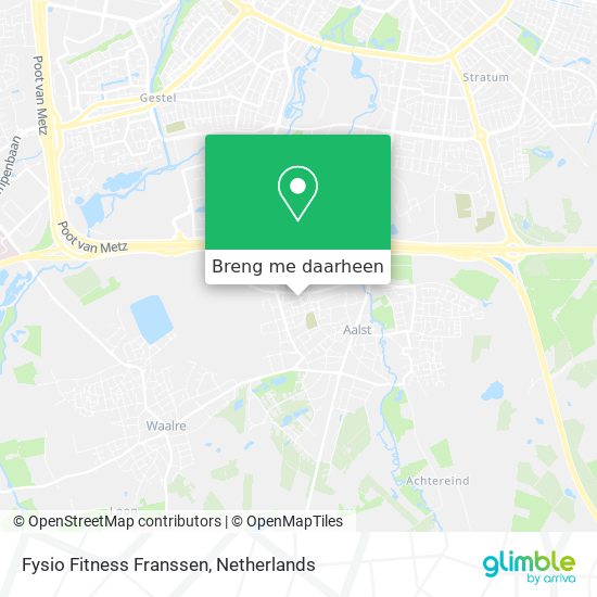 Fysio Fitness Franssen kaart