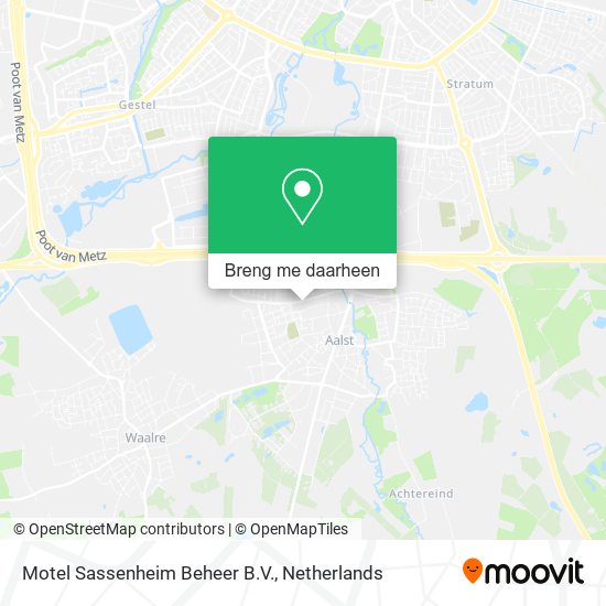 Motel Sassenheim Beheer B.V. kaart