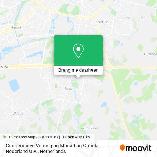 Coöperatieve Vereniging Marketing Optiek Nederland U.A. kaart