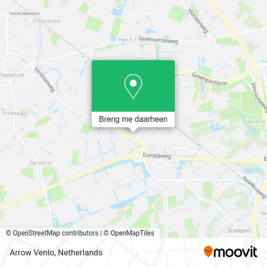 Arrow Venlo kaart
