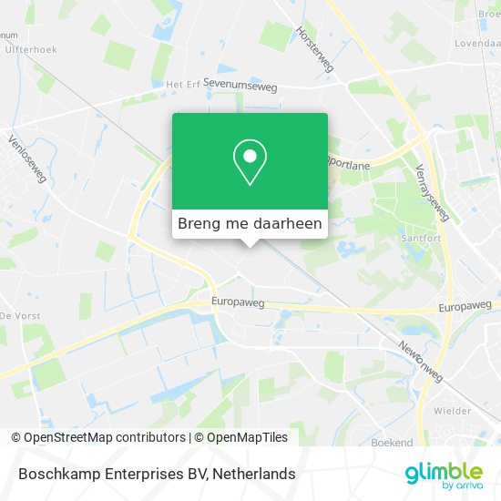 Boschkamp Enterprises BV kaart