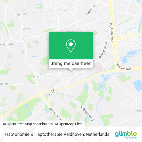 Haptonomie & Haptotherapie Veldhoven kaart