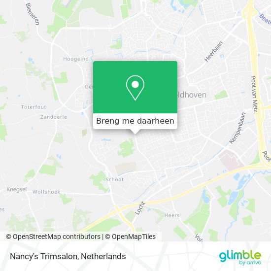 Nancy's Trimsalon kaart