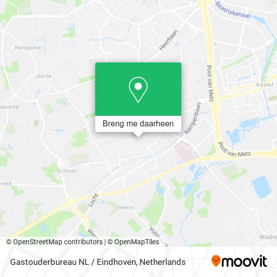 Gastouderbureau NL / Eindhoven kaart