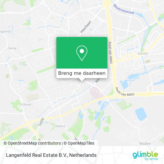 Langenfeld Real Estate B.V. kaart