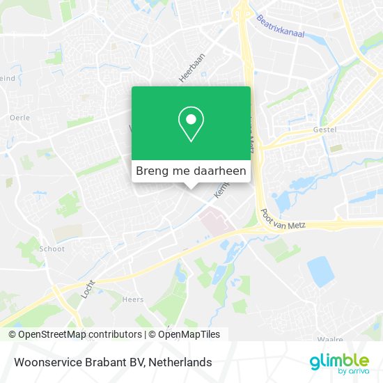 Woonservice Brabant BV kaart