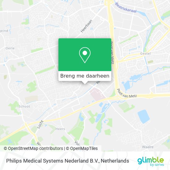 Philips Medical Systems Nederland B.V. kaart