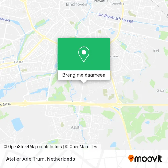 Atelier Arie Trum kaart