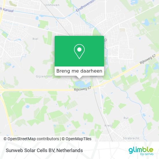 Sunweb Solar Cells BV kaart