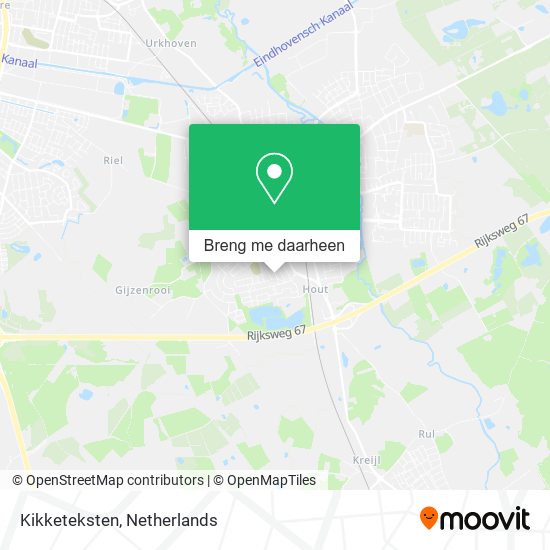 Kikketeksten kaart