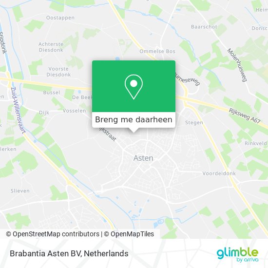 Brabantia Asten BV kaart