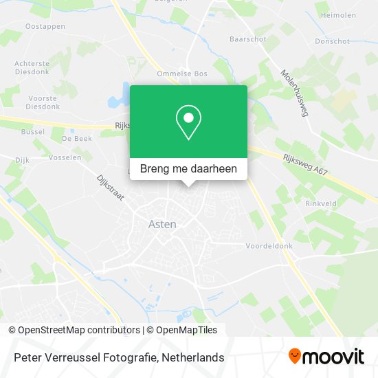 Peter Verreussel Fotografie kaart