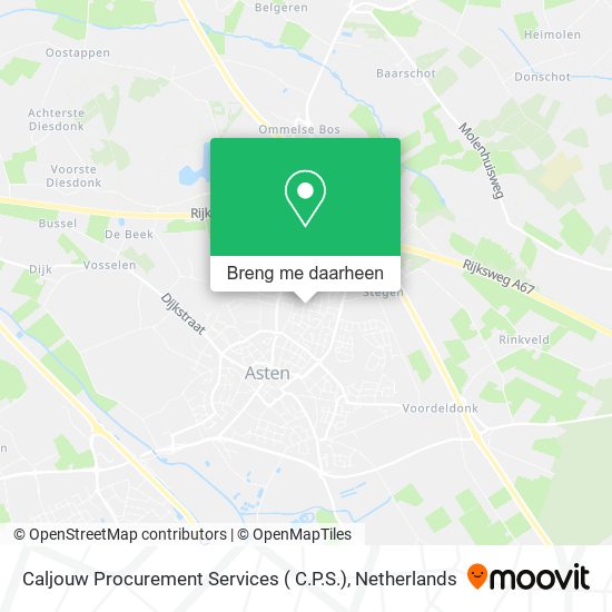 Caljouw Procurement Services ( C.P.S.) kaart