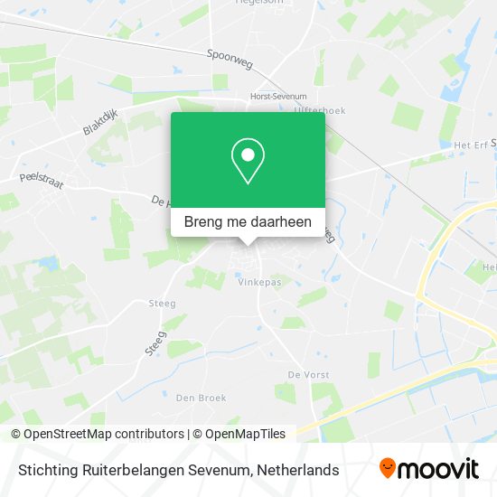 Stichting Ruiterbelangen Sevenum kaart