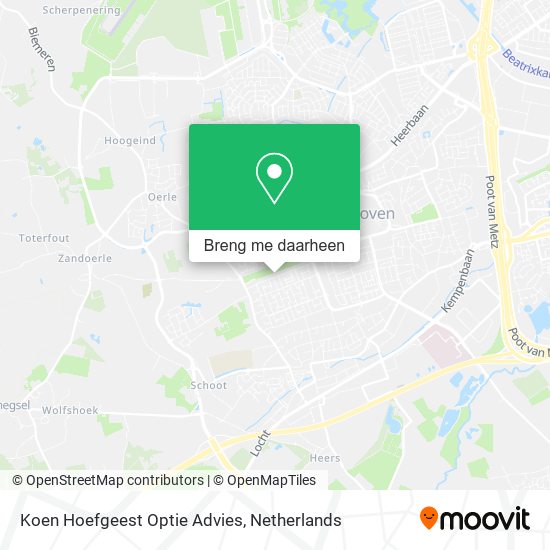 Koen Hoefgeest Optie Advies kaart