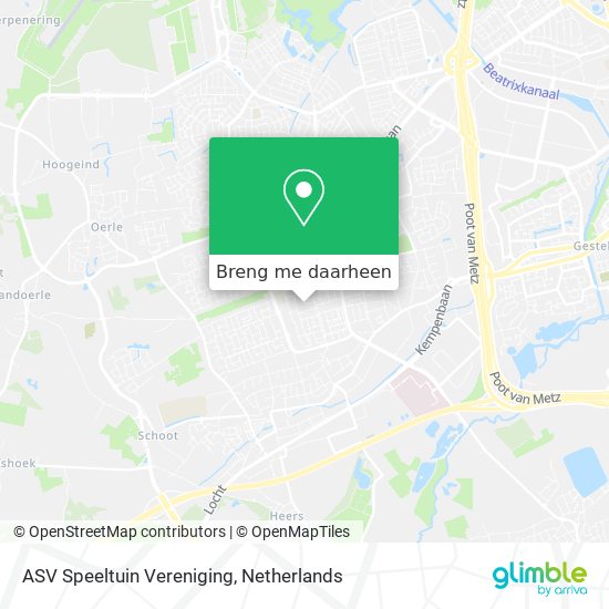 ASV Speeltuin Vereniging kaart