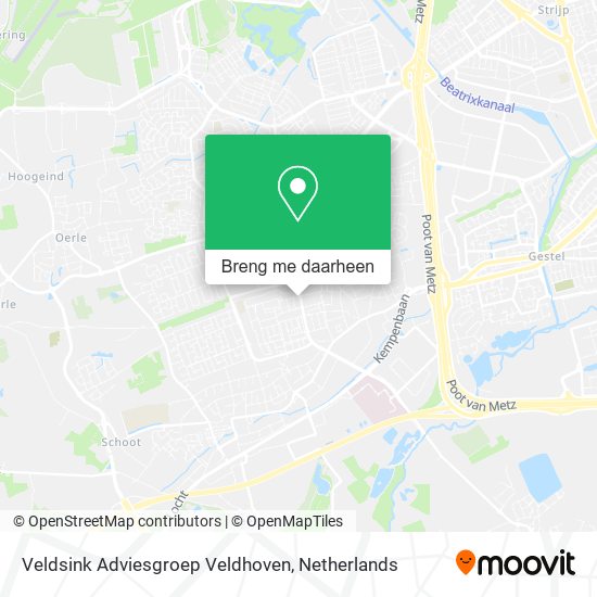 Veldsink Adviesgroep Veldhoven kaart