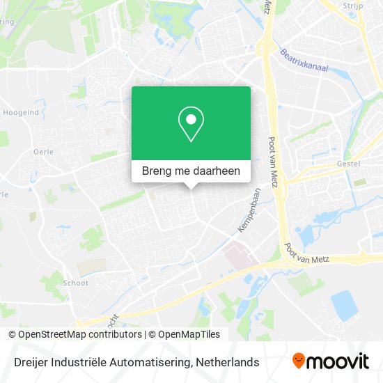 Dreijer Industriële Automatisering kaart