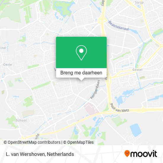 L. van Wershoven kaart