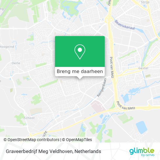 Graveerbedrijf Meg Veldhoven kaart