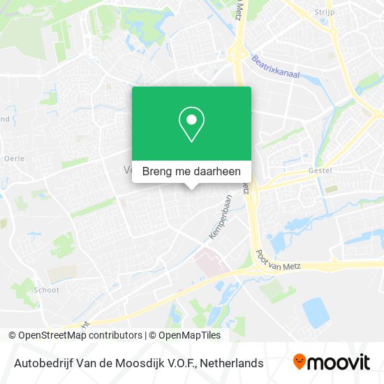 Autobedrijf Van de Moosdijk V.O.F. kaart