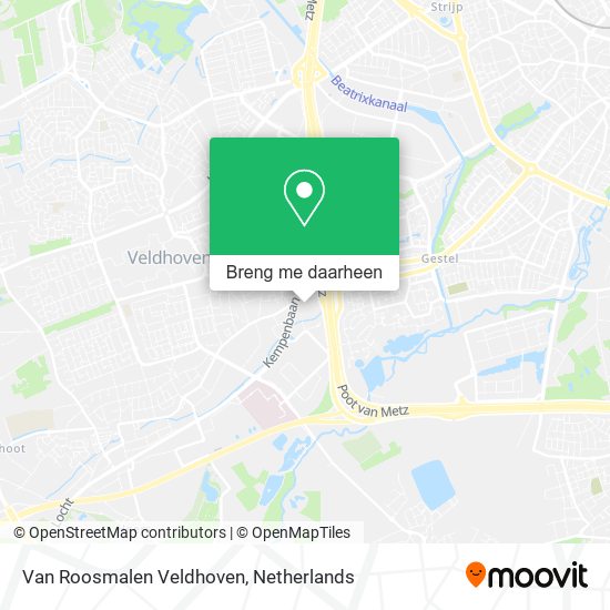 Van Roosmalen Veldhoven kaart