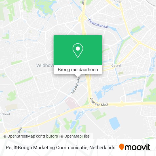 Peijl&Boogh Marketing Communicatie kaart