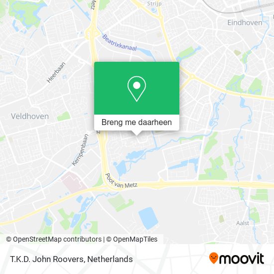 T.K.D. John Roovers kaart