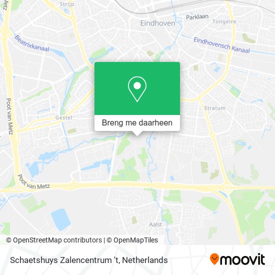 Schaetshuys Zalencentrum 't kaart