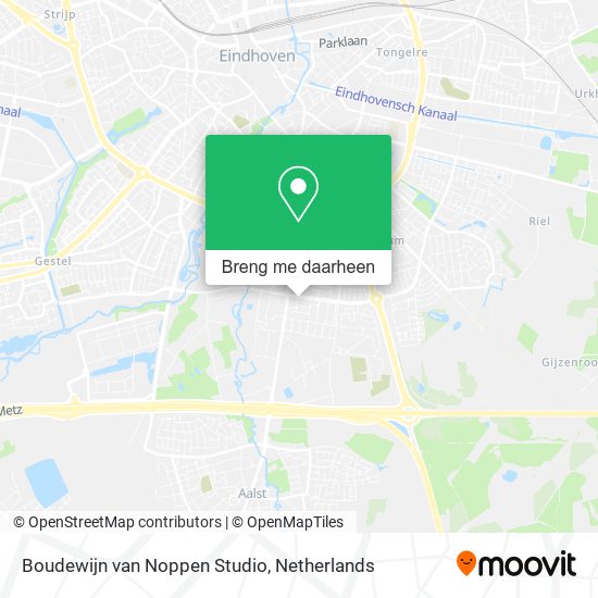 Boudewijn van Noppen Studio kaart