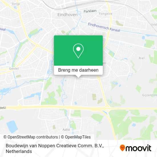 Boudewijn van Noppen Creatieve Comm. B.V. kaart