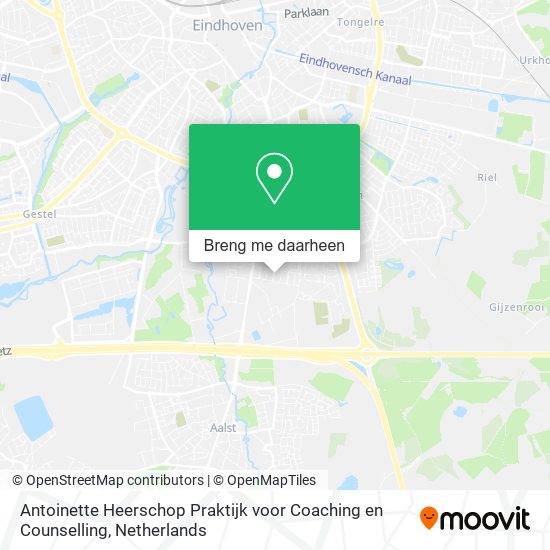 Antoinette Heerschop Praktijk voor Coaching en Counselling kaart