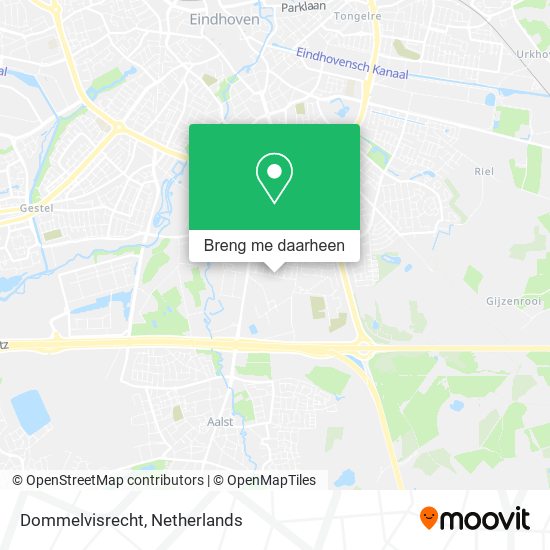 Dommelvisrecht kaart