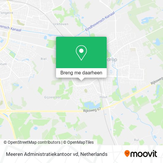 Meeren Administratiekantoor vd kaart