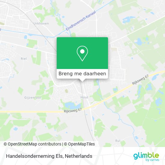 Handelsonderneming Els kaart