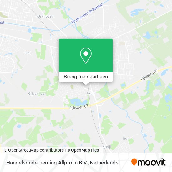 Handelsonderneming Allprolin B.V. kaart