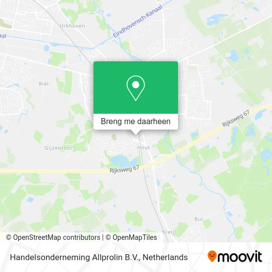 Handelsonderneming Allprolin B.V. kaart