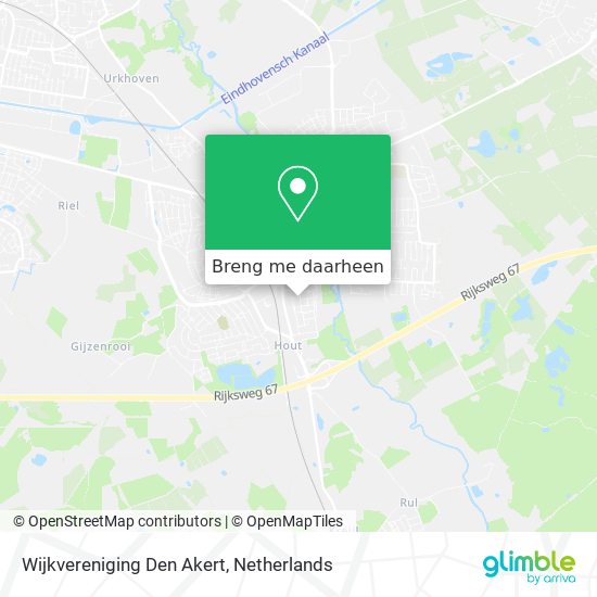 Wijkvereniging Den Akert kaart