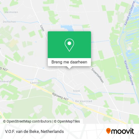 V.O.F. van de Beke kaart