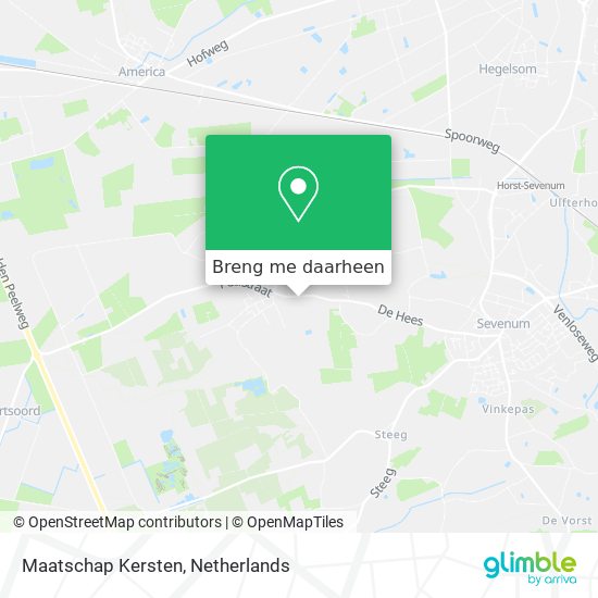 Maatschap Kersten kaart