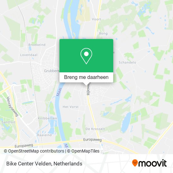 Bike Center Velden kaart